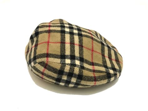 burberry wool newsboy hat|authentic burberry hat.